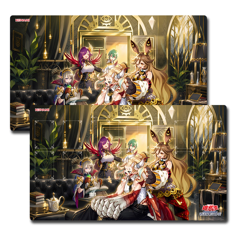 Door Mat Blank - 遊戯王：星の月を起こすプレイマット Yu-Gi-Oh! TCGトレーディングカードゲーム用マット、デュエルディスク、ゴム製デスクマット、ゲーミングマウスパッド