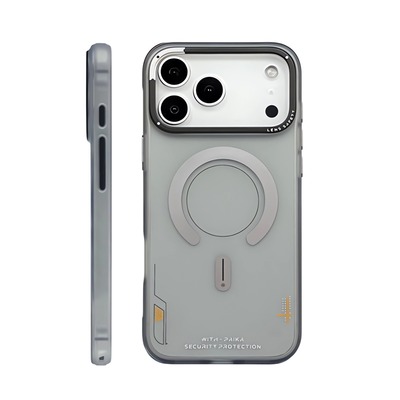 Metal Photo Panel - マット磁気電話ケース iPhone 17 Pro Max用 Magsafeワイヤレス充電対応