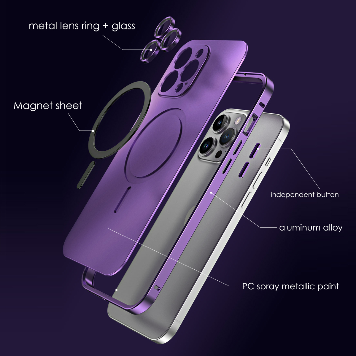 オリジナルカラーメタル製iPhoneケース iPhone 1 - Metal Photo Panel のレビューと価格