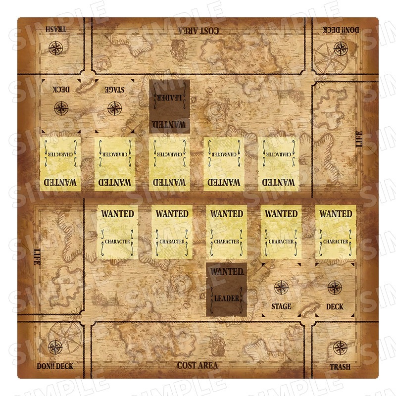 新しい600×600mm DIYワンピース海賊地図ダブルカー - Door Mat Blank のレビューと価格