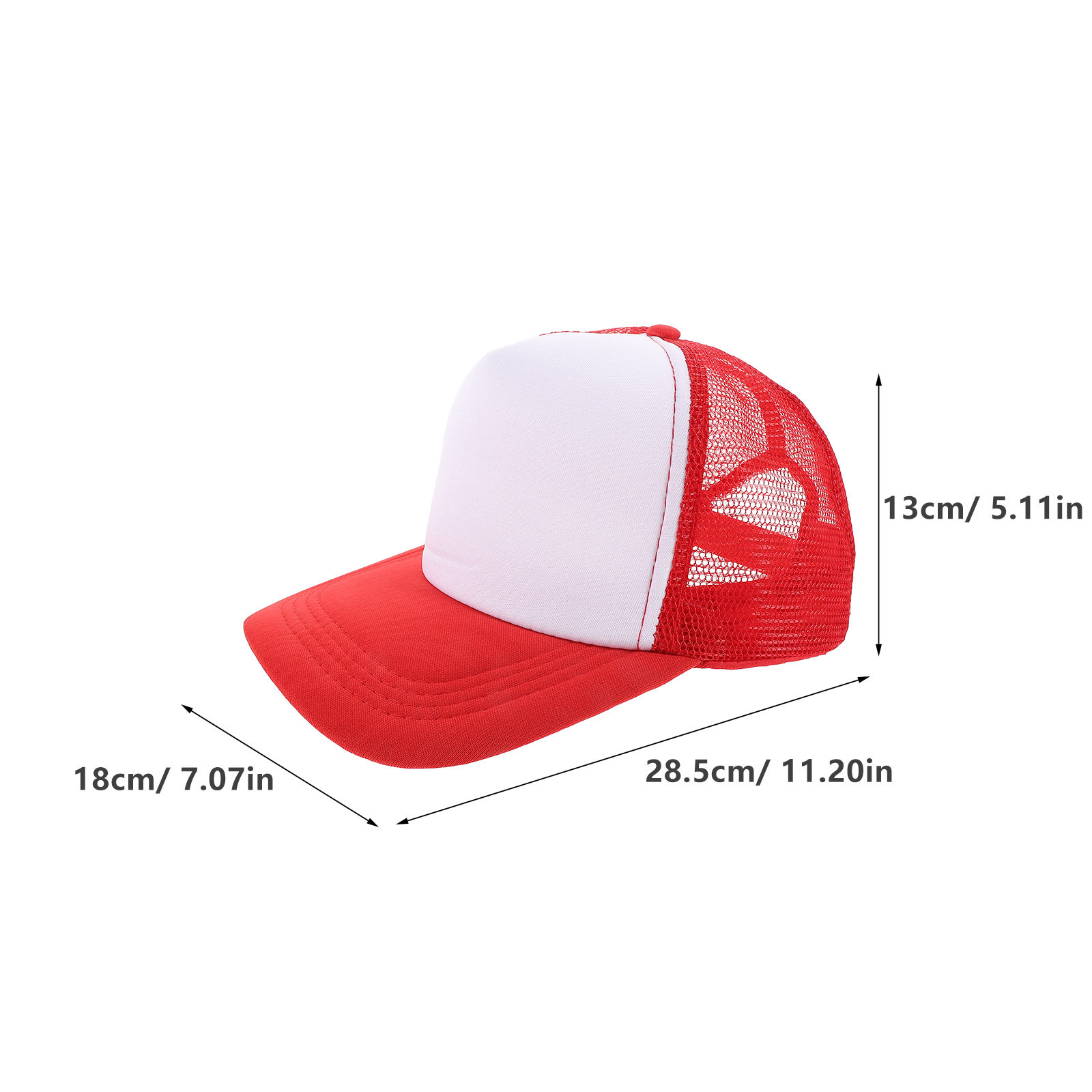 10個入り、無地の野球帽。メッシュデザインで、DIYの熱転写 - Hat Sublimation Blank のレビューと価格